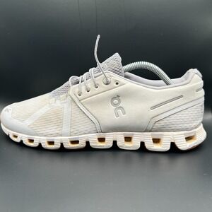 On Cloud 19-99194 Womens 11 Running Shoes Glacier White Mesh Athletic Sneaker